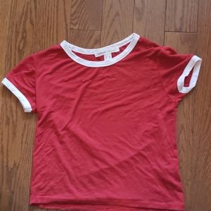 Urban heritage red crop top